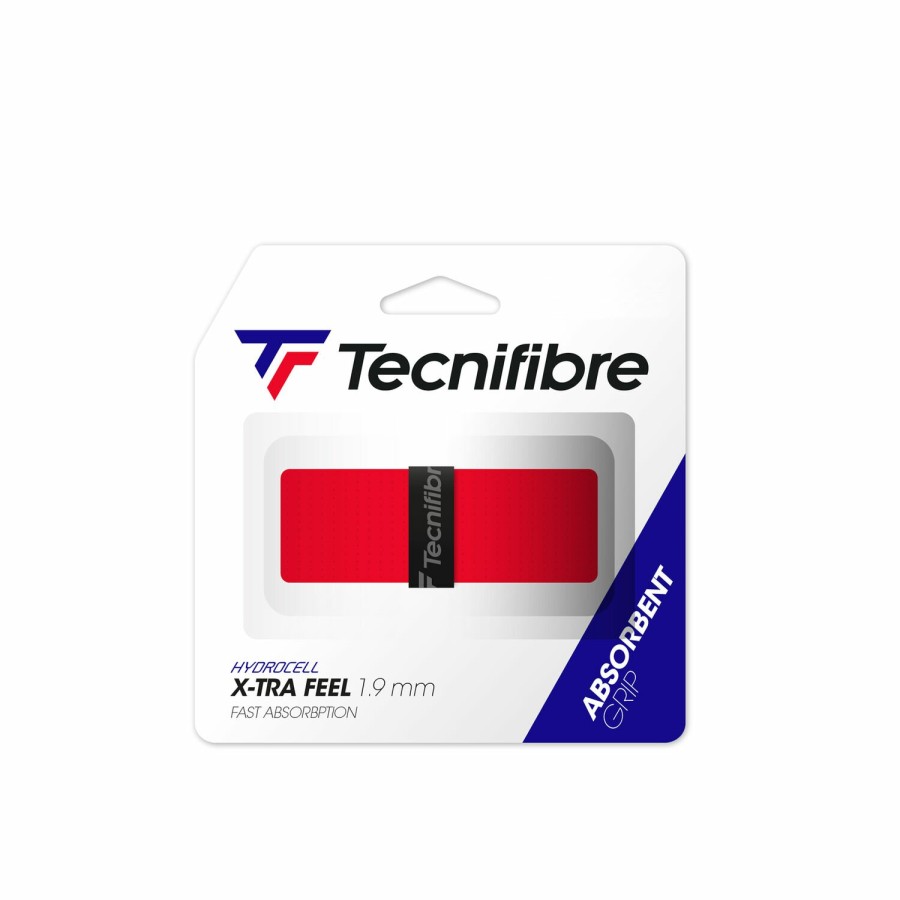 Tecnifibre X-Tra Feel Red (Box Of 12 D'1 Grip) | Grips