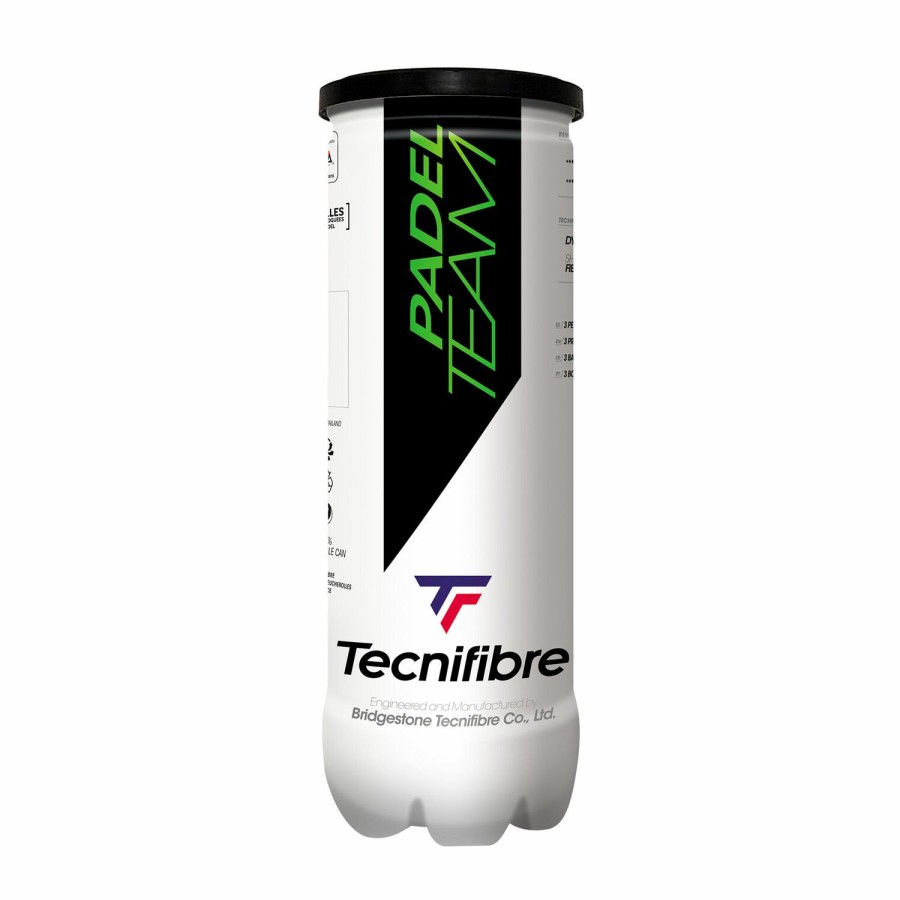 Tecnifibre Padel Team : Box Of 24 Tubes Of 3 Balls De Padel | Pelotas De Padel