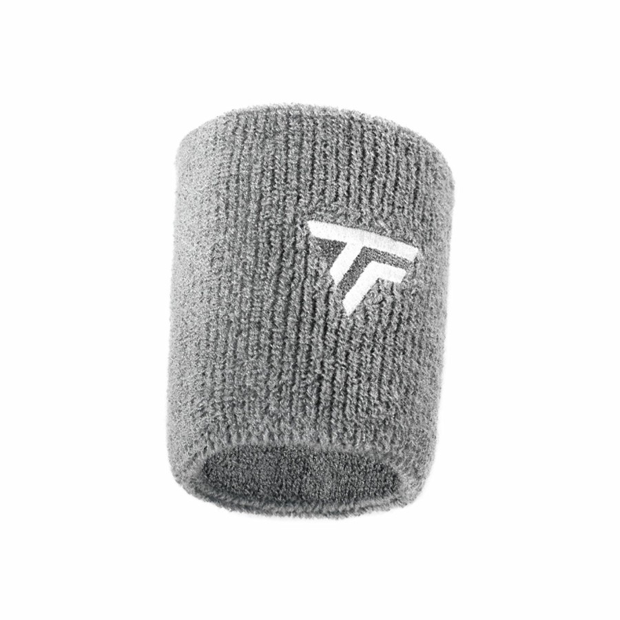 Tecnifibre Wristband Xl Silver | Munequeras