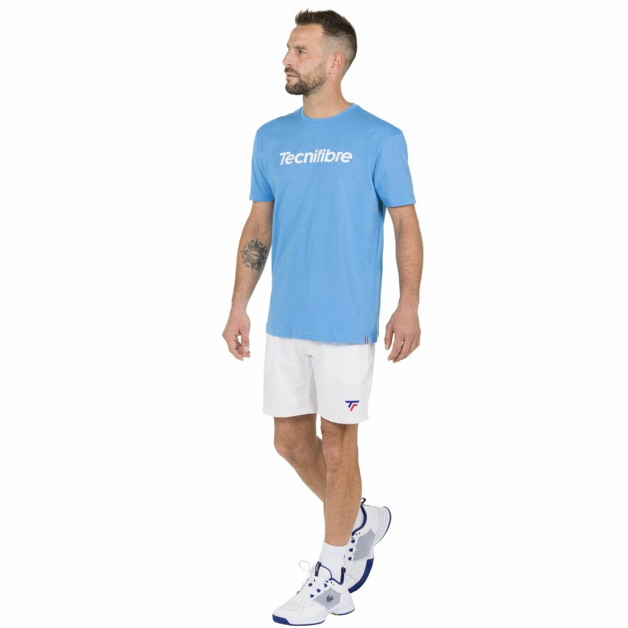 Tecnifibre Team Cotton Tee Azur | T-Shirts & Polos