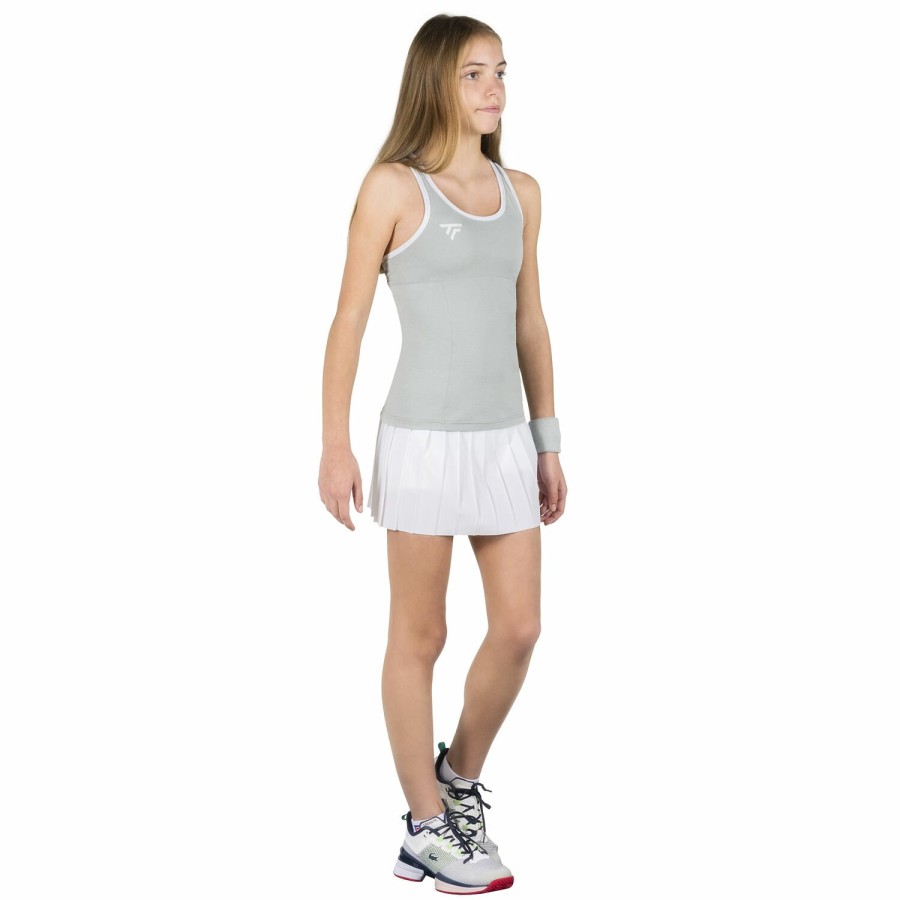 Tecnifibre W. Team Tank-Top Silver Junior | T-Shirts & Polos