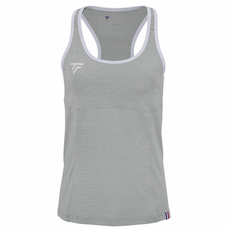 Tecnifibre W. Team Tank-Top Silver Junior | T-Shirts & Polos