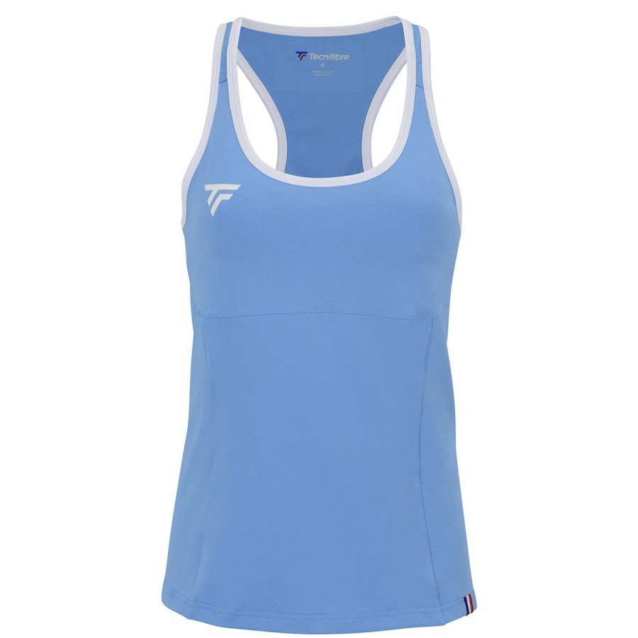 Tecnifibre W. Team Tank-Top Azur Junior | T-Shirts & Polos