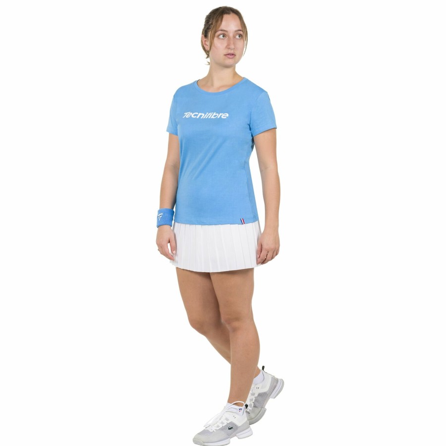 Tecnifibre W. Team Cotton Tee Azur | T-Shirts & Polos