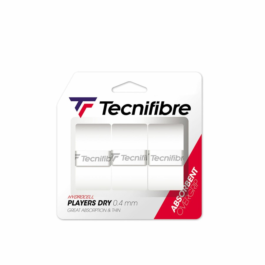 Tecnifibre Players Dry Blanco (Box Of 12 ) | Sobregrips