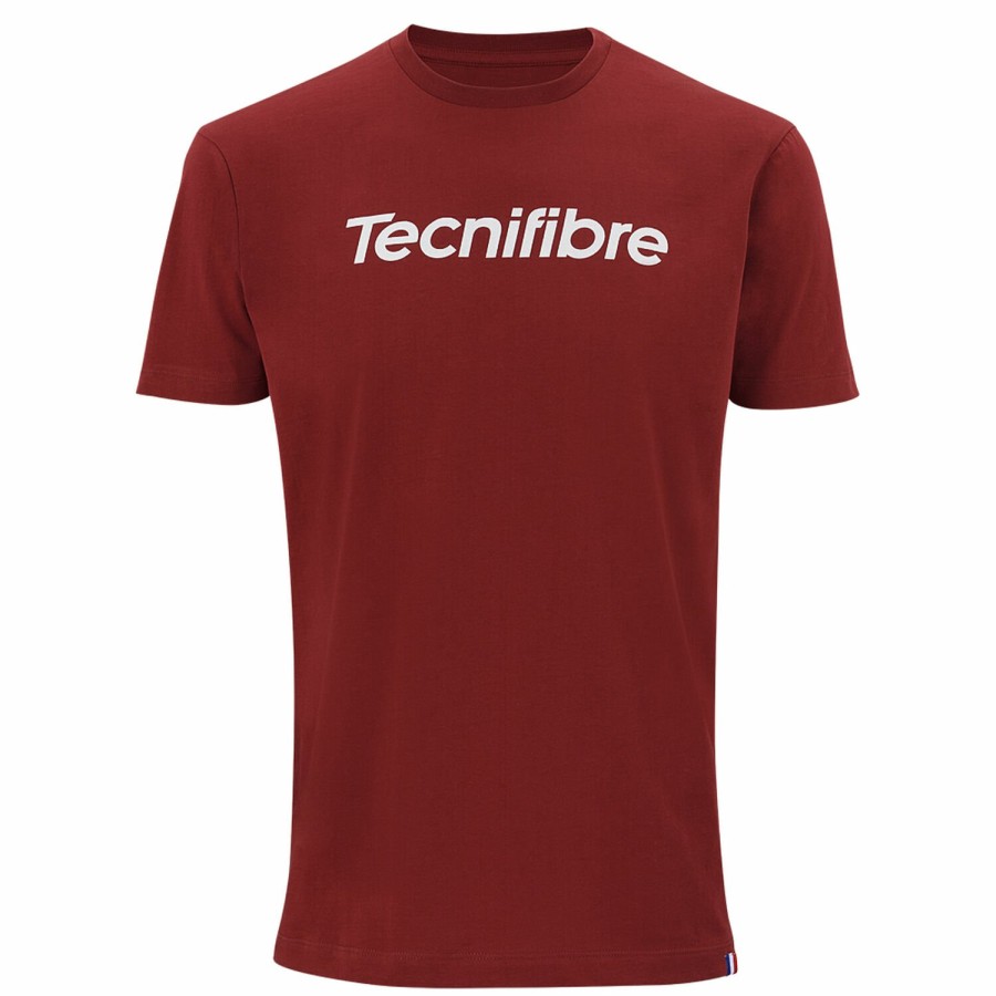 Tecnifibre Team Cotton Tee Cardinal Junior | T-Shirts & Polos