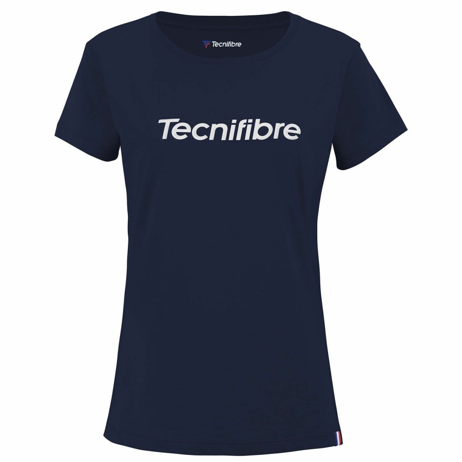 Tecnifibre W. Team Cotton Tee Marine Junior | T-Shirts & Polos