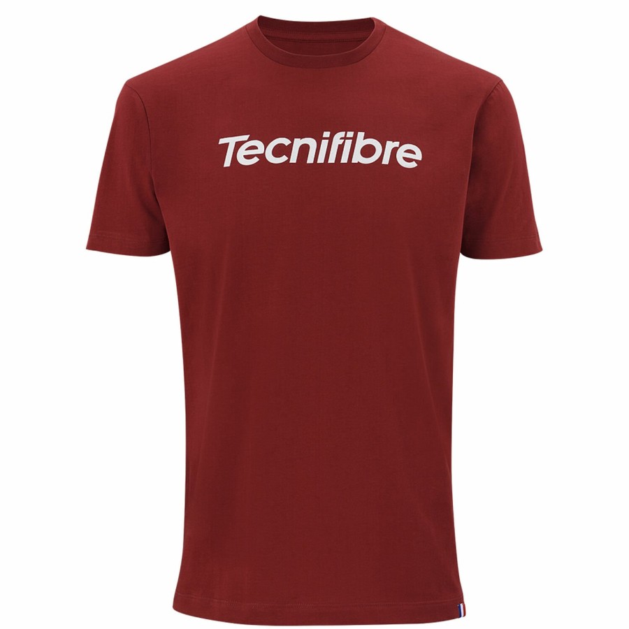 Tecnifibre Team Cotton Tee Cardinal | T-Shirts & Polos