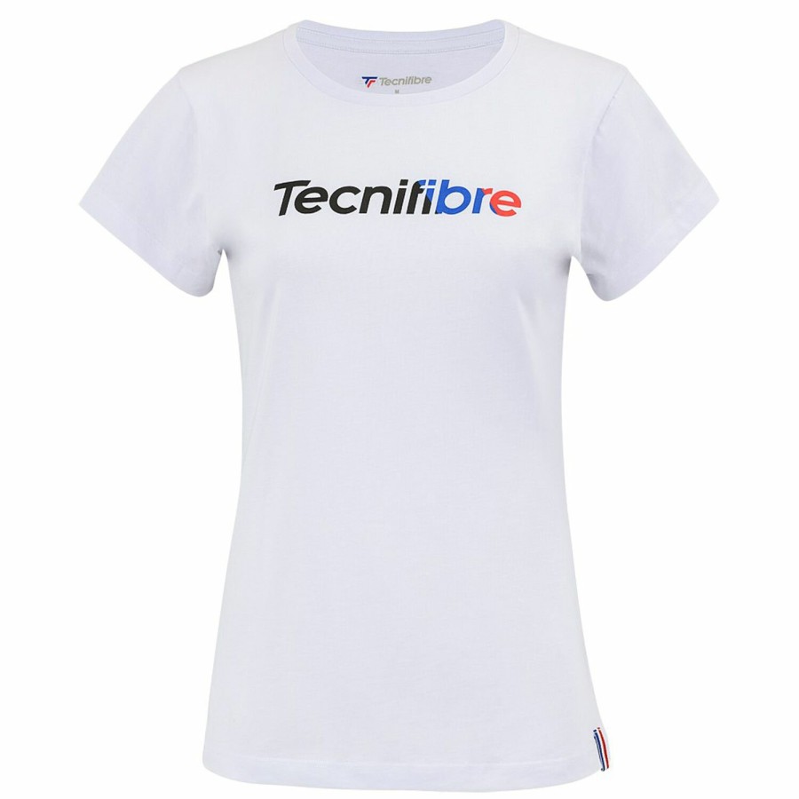 Tecnifibre W. Team Cotton Tee White Junior | T-Shirts & Polos