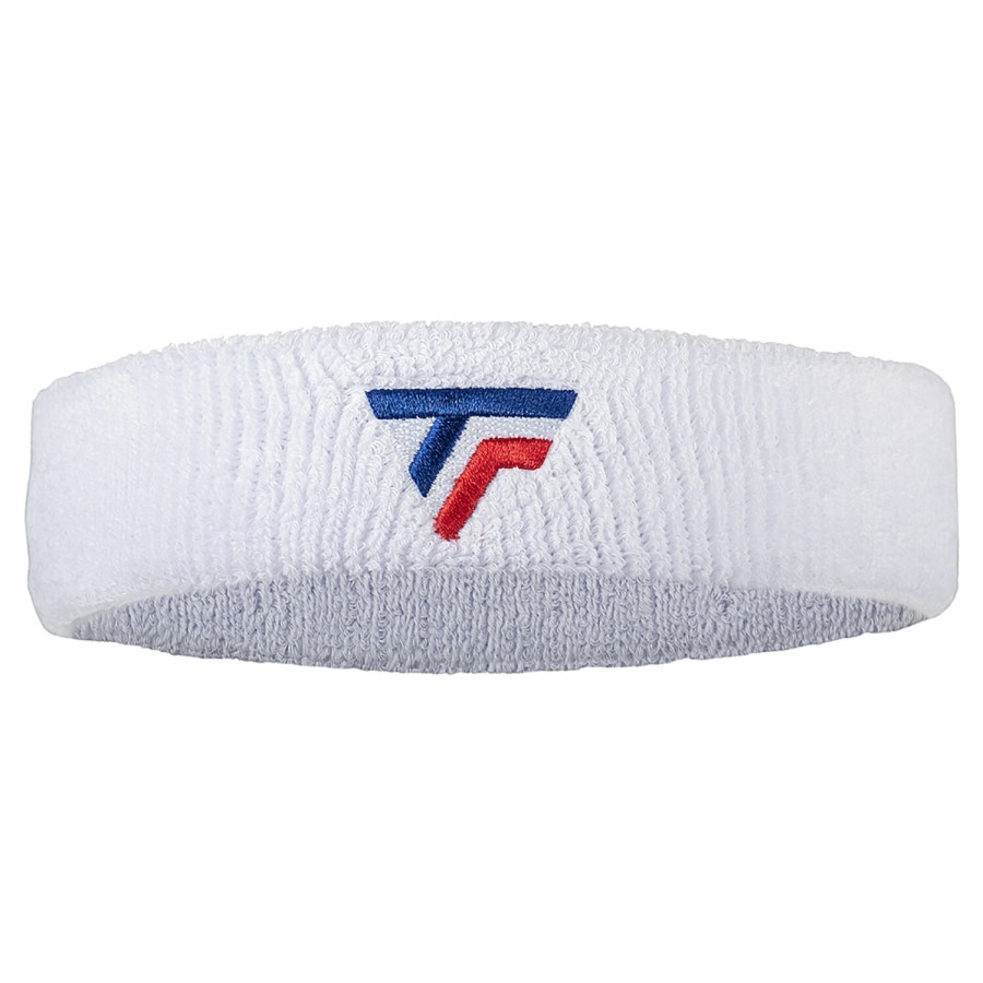 Tecnifibre Headband White | Munequeras