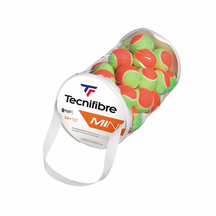 Tecnifibre Balls Mini Tennis X36 | Pelotas Pedagogicas