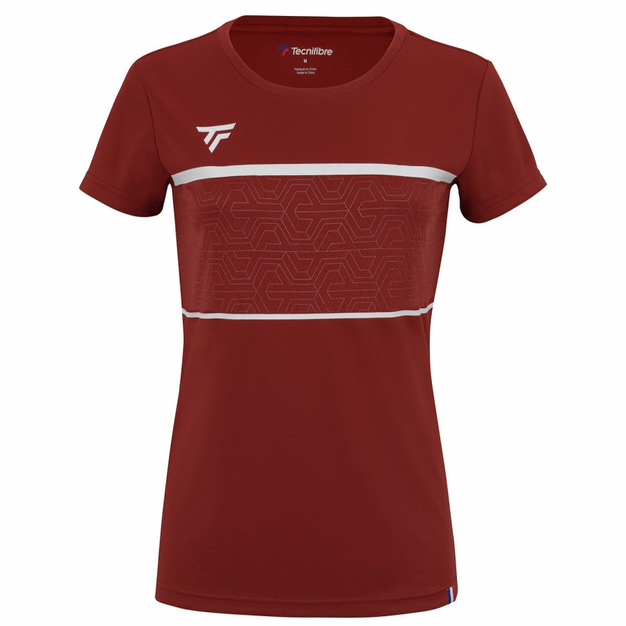 Tecnifibre W. Team Tech Tee Cardinal | T-Shirts & Polos