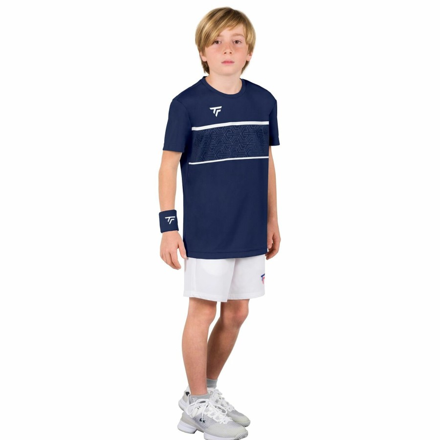 Tecnifibre Team Tech Tee Marine Junior | T-Shirts & Polos