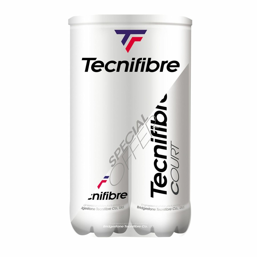 Tecnifibre Court : Box Of 18 Bi De Tubes Of 4 Tennis Balls | Performance Presurizadas