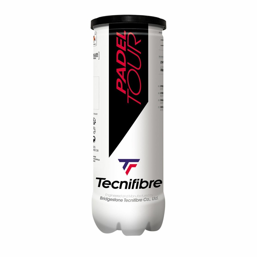 Tecnifibre Padel Tour : Box Of 24 Tubes Of 3 Balls De Padel | Pelotas De Padel