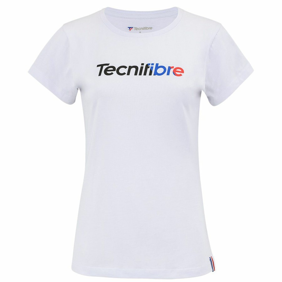 Tecnifibre W. Team Cotton Tee White | T-Shirts & Polos