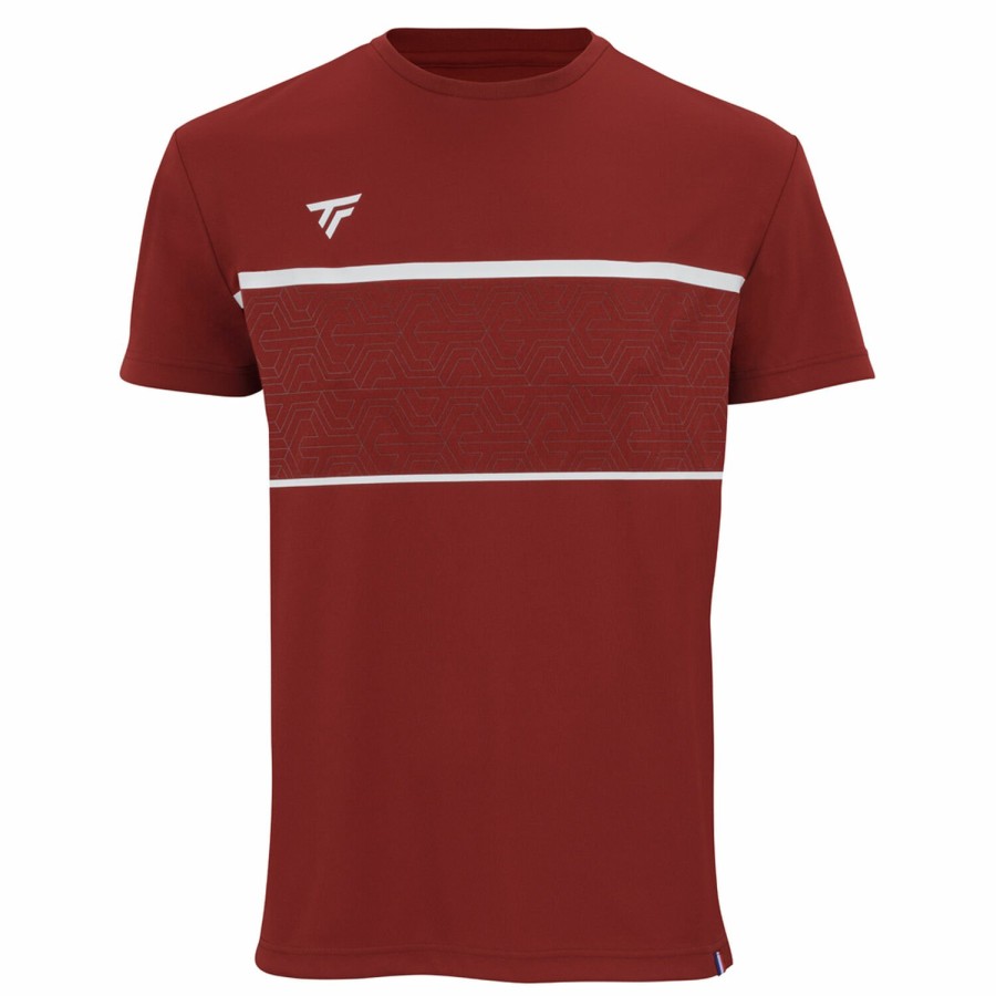 Tecnifibre Team Tech Tee Cardinal | T-Shirts & Polos