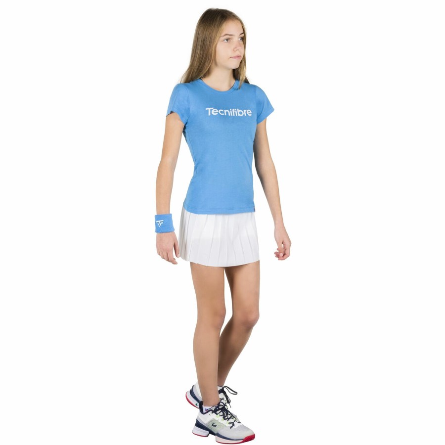 Tecnifibre W. Team Cotton Tee Azur Junior | T-Shirts & Polos