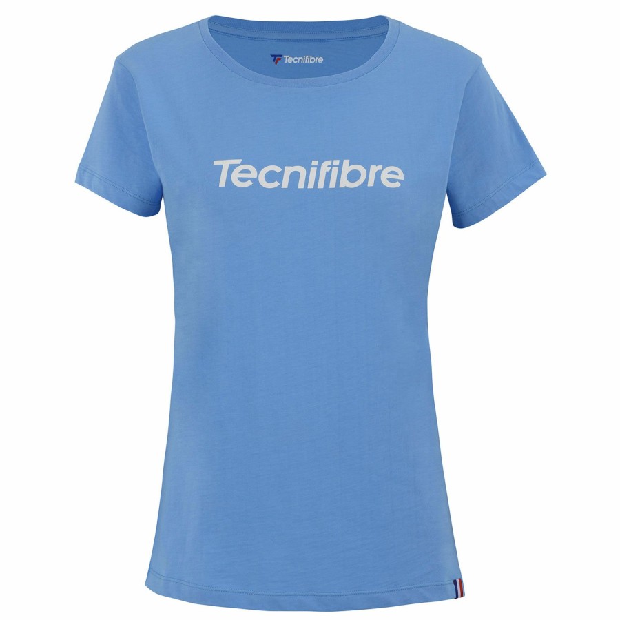 Tecnifibre W. Team Cotton Tee Azur Junior | T-Shirts & Polos