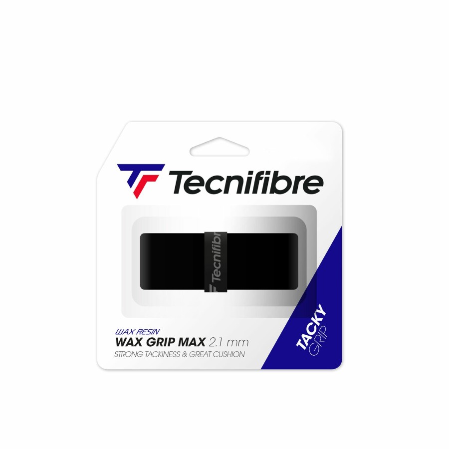 Tecnifibre Wax Max Grip Black (Box Of 12) | Grips