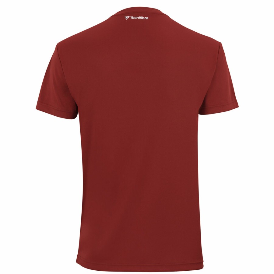 Tecnifibre Team Tech Tee Cardinal Junior | T-Shirts & Polos